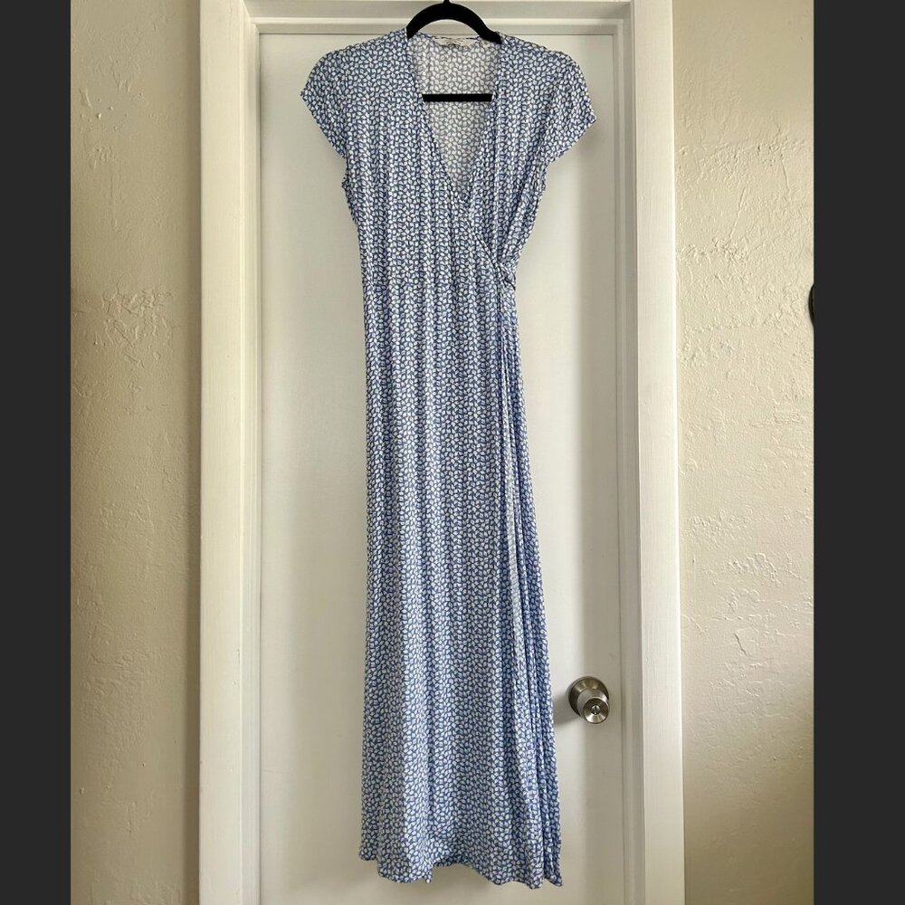 & Other Stories Floral Wrap Dress